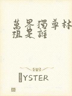 万界独尊林枫先祖是谁