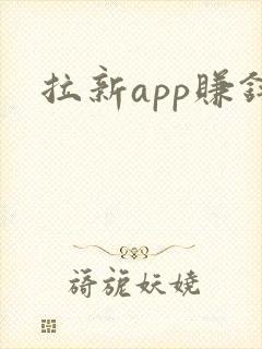 拉新app赚钱