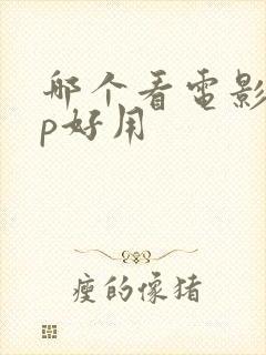 哪个看电影app好用
