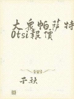 大众帕萨特300tsi报价
