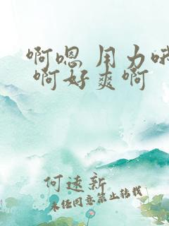 啊嗯 用力哦啊 啊好爽啊
