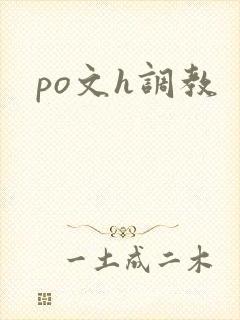 po文h调教