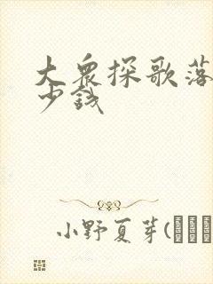 大众探歌落地多少钱