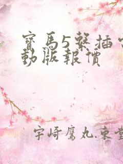 宝马5系插电混动版报价