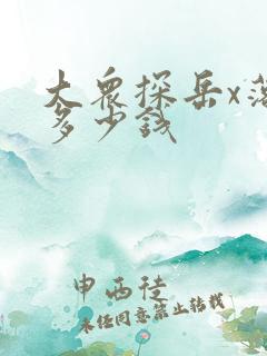 大众探岳x落地多少钱 大众探岳x落地多少钱