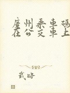 广州乘车码可以在公交车上用吗