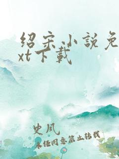 绍宋小说免费txt下载