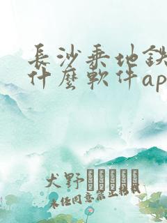 长沙乘地铁下载什么软件app