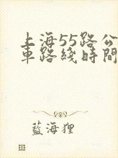 上海55路公交车路线时间表