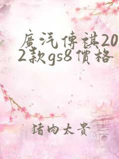 广汽传祺2022款gs8价格