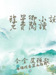 程曼卿小说原著免费阅读