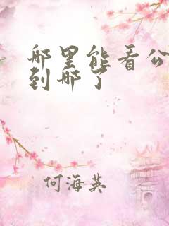 哪里能看公交车到哪了