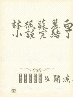 林枫苏慕白穿越小说完结了吗怎么看