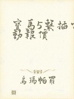 宝马5系插电混动报价