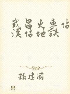 武昌火车站到武汉站地铁