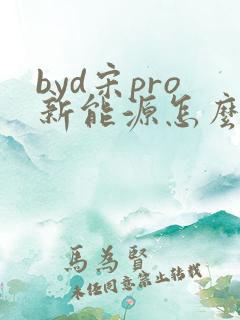 byd宋pro新能源怎么样