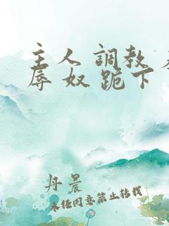 主人 调教 羞辱 奴 跪下