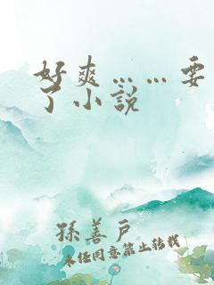好爽……要高潮了小说
