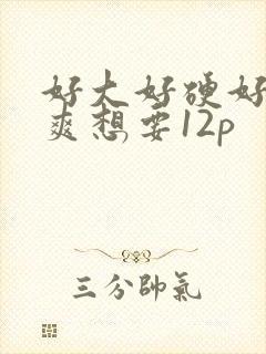 好大好硬好深好爽想要12p