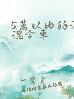 5万以内的油电混合车