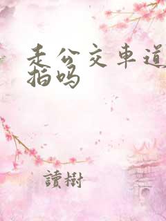 走公交车道会被拍吗