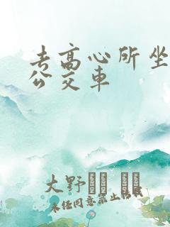 去高心所坐几路公交车