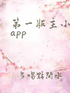 第一版主小说网app