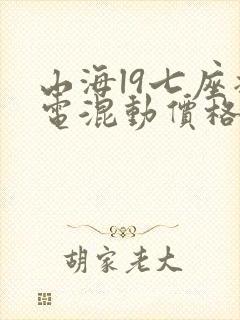 山海l9七座插电混动价格