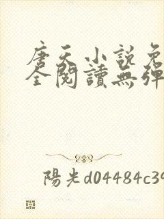 唐天小说免费大全阅读无弹窗