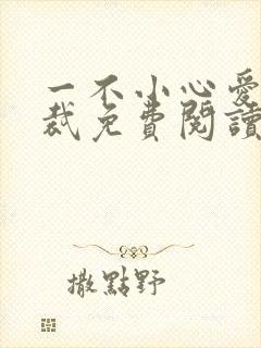 一不小心爱上总裁免费阅读