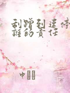 刮蹭到违停车辆谁的责任