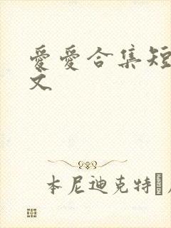 爱爱合集短篇辣文