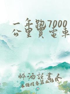 一年跑7000公里买电车还是油车