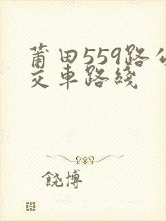 莆田559路公交车路线