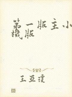 第一版主小说手机版