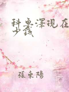 科鲁泽现在是多少钱 科鲁泽现在是多少钱