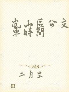 岚山区公交车发车时间