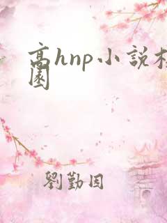 高hnp小说校园