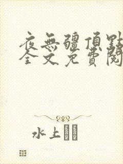 夜无疆顶点小说全文免费阅读