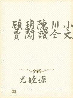 顾玥陈川小说免费阅读全文最新章节
