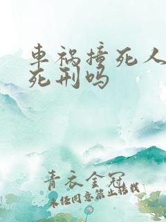 车祸撞死人会判死刑吗