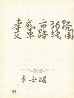孝感市36路公交车路线图