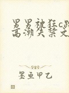 男男被狂c躁到高潮失禁文