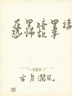 在黑暗里讲述的恐怖故事 在黑暗里讲述的恐怖故事