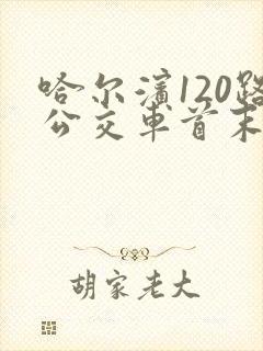 哈尔滨120路公交车首末车时间 哈尔滨120路公交车首末车时间