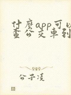 什么app可以查公交车到站时间