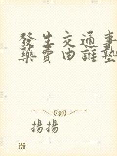 发生交通事故医药费由谁垫付
