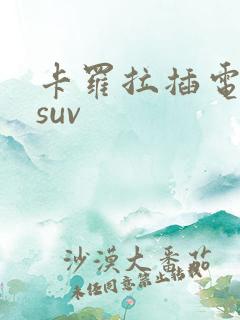 卡罗拉插电混动suv