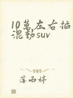 10万左右插电混动suv