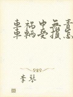 车祸中无责任的车辆受损怎么赔偿